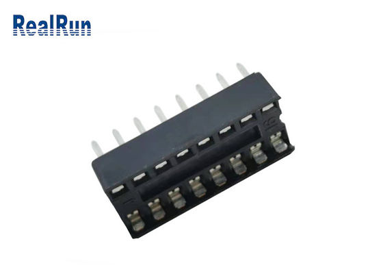 2×8P van de Isolatieic van de ONDERDOMPELINGSrij PBT Motherboard van de Contactdoospa6t UL94V-0 PCB Schakelaar