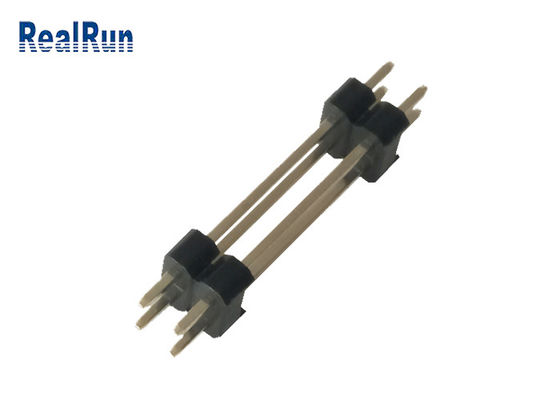 Soldeersel PA6T gelijkstroom 0,75 PCB Mannelijke gelijkstroom 0.75A van Pin Header Connector H2.5 4P