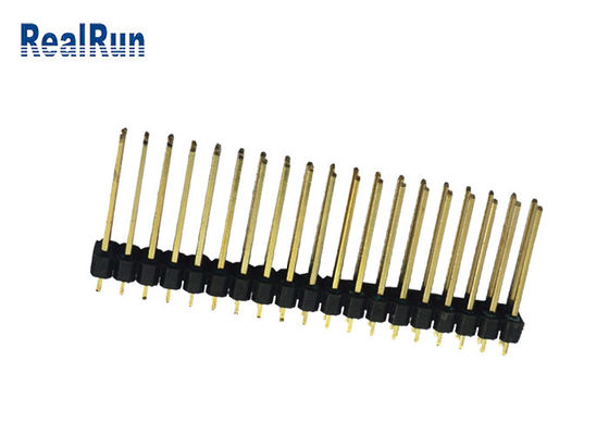 De Isolatiepcb Pin Connector 2.54mm 2*19P-Onderdompeling 500VAC/Min van UL94V-0 PA6T