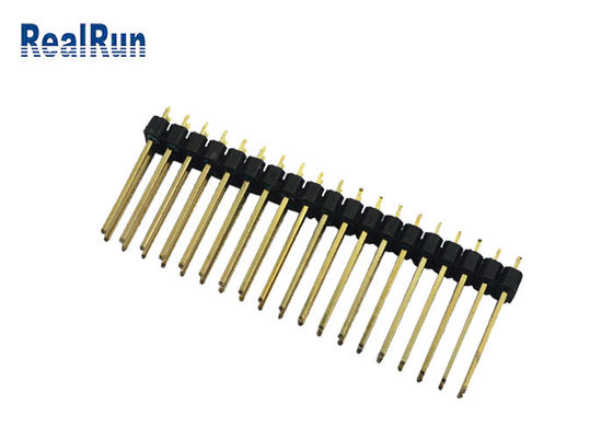 De Isolatiepcb Pin Connector 2.54mm 2*19P-Onderdompeling 500VAC/Min van UL94V-0 PA6T