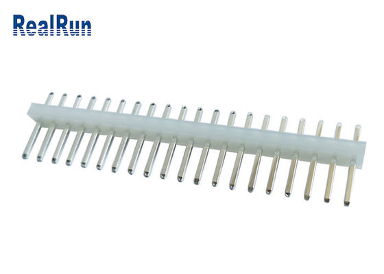 Messing UL94V-0 LCP Recht Pin Header 3.96mm Schakelaar van de Hoogte de 7A Ingeblikte Enige Rij