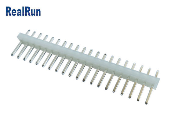 Messing UL94V-0 LCP Recht Pin Header 3.96mm Schakelaar van de Hoogte de 7A Ingeblikte Enige Rij