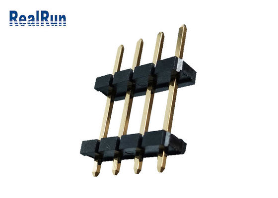 Van het Messingspin header connector 1*4P van PBT LCP van de de Rijkopbal de Dubbele Schakelaar UL94V-0