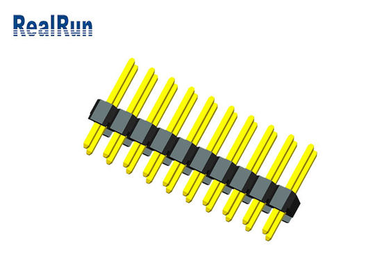 Van de de Rijonderdompeling van PBT PA6T 20P het Dubbele Messing van Pin Header Male Brass Pcb 3.0A