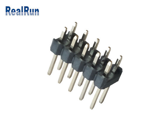 Van de de Rijkopbal van 30% GF PH2.54 de Dubbele Schakelaar PA6T 2*5P Pin Header PBT LCP