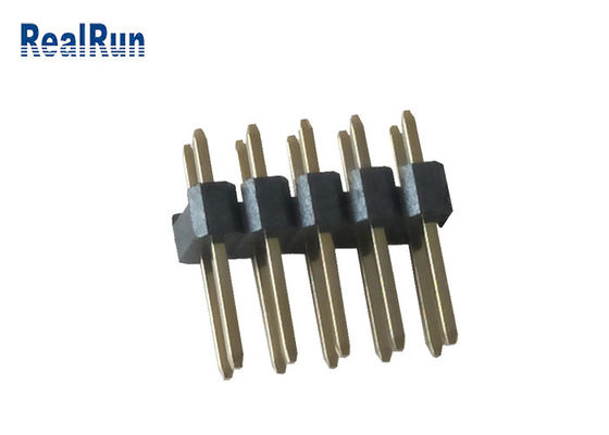 Van de de Rijkopbal van 30% GF PH2.54 de Dubbele Schakelaar PA6T 2*5P Pin Header PBT LCP