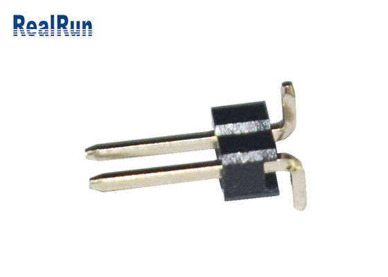 Au over Ni SMT Pin Header Oxidation Resistance 2 Pin Single Row PA6T