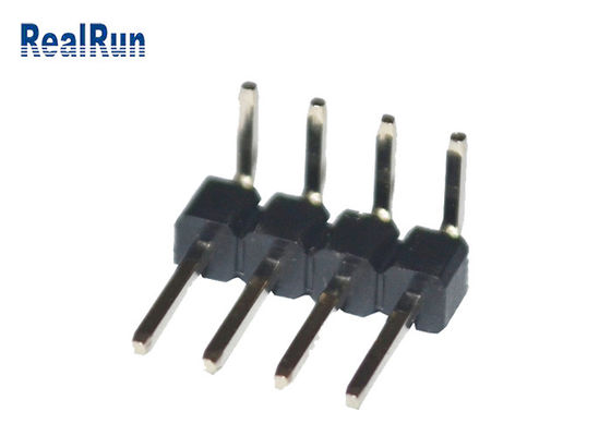 Machinaal bewerkte Afgescheiden Mannelijke de Schakelaarpa6t PBT LCP Rechte hoek Pin Header van PCB