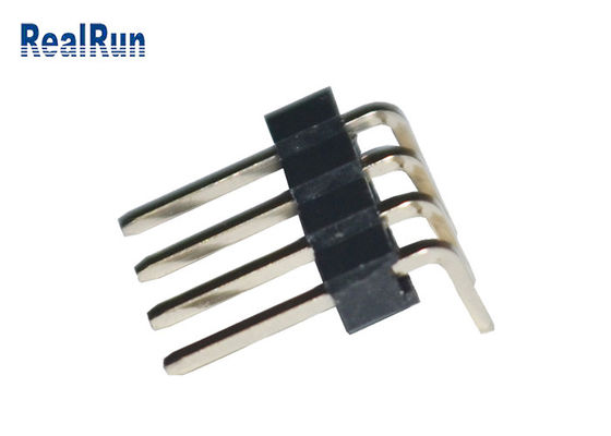 Machinaal bewerkte Afgescheiden Mannelijke de Schakelaarpa6t PBT LCP Rechte hoek Pin Header van PCB