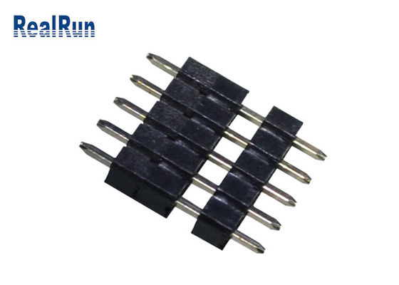 5P het Soldeerselschakelaar van messings de Rechte Onderdompeling Pin Header PBT LCP van de Plastic THT PCB