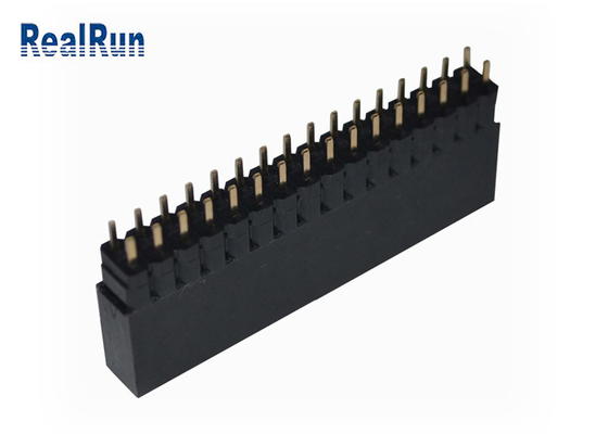 VCD 0,1“ DC500V-Vrouwelijke de Kopbal Dubbele Rij 32P Golded PA6T van PCB