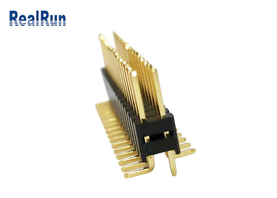 De Dubbele Rij H5.0 Verticaal SMT van PA6T GF Pin Header Connector LCP PBT voor LCM-leiden