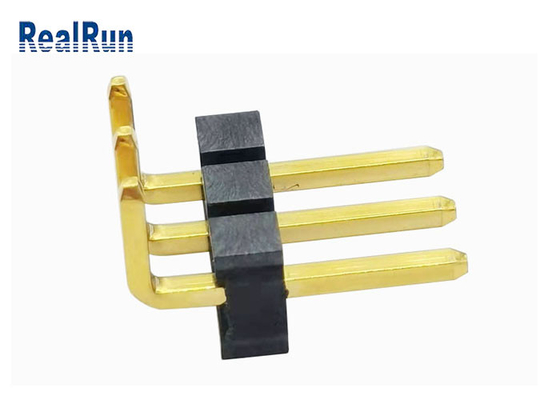 Messingslcp Pin Header Connector SGS LCP Au 3μ“ Pin Header 1*3P H3.2