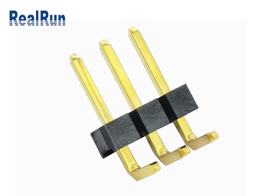 Messingslcp Pin Header Connector SGS LCP Au 3μ“ Pin Header 1*3P H3.2