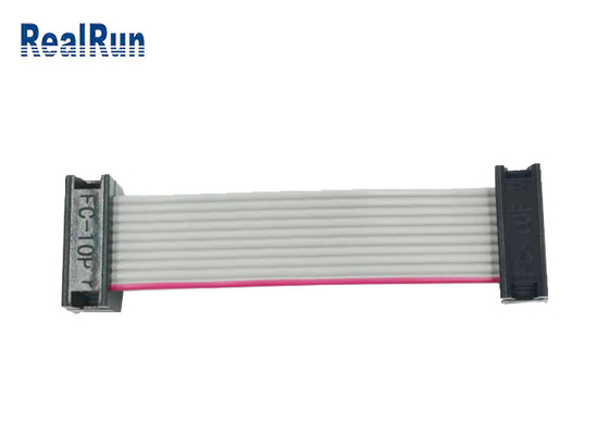 2×5 kopbalidc Vlakke Kabel ISO9001 2.54mm Hoogte PA6T voor PCB-Raad