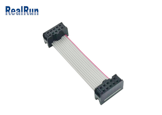 2×5 kopbalidc Vlakke Kabel ISO9001 2.54mm Hoogte PA6T voor PCB-Raad