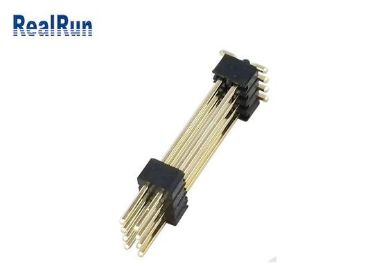 Dubbele Laag Pin Header Connector DC500V Horizontaal SMT PA6T