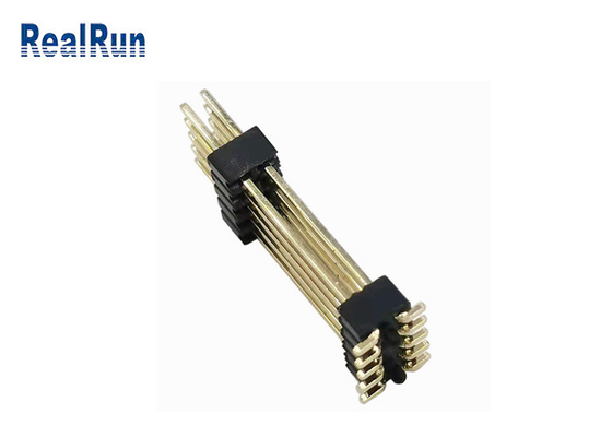 Dubbele Laag Pin Header Connector DC500V Horizontaal SMT PA6T