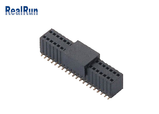 Messing van de de Kopbalschakelaar 500VAC SMD H5.7 2×20P PBT van PA9T LCP het Vrouwelijke