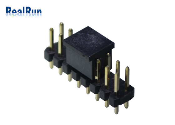 Dubbele Laag Pin Header Connector DC500V Horizontaal SMT PA6T