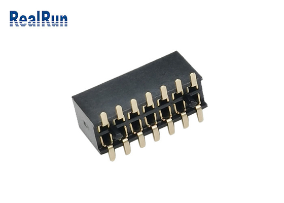 Dubbele Rij 14 Pin Board To Board Female-Kopbalpa6t 1,27 Mm SMD Kopbal met Post