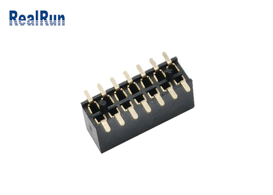 Dubbele Rij 14 Pin Board To Board Female-Kopbalpa6t 1,27 Mm SMD Kopbal met Post