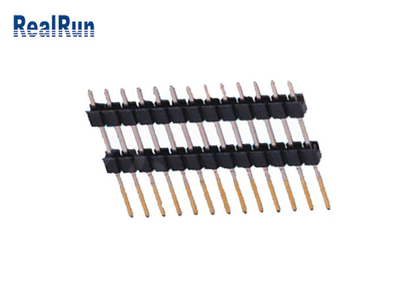 PCB 2,54 Pin Header Dual Plastic Dip-Type 13 Geplateerde Goud van de Positie het Enige Rij