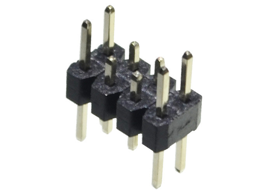 Dubbele Rij 2,0 Mm Pin Header 2*4P snakt rechtstreeks Pin Short Pin Male Black