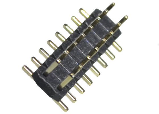 Het Type van SMT SMD 2,0 Mm PCB van de Hoogtekopbal 2*8P PA6T PA9T PBT van Zwarte Tin Plated For