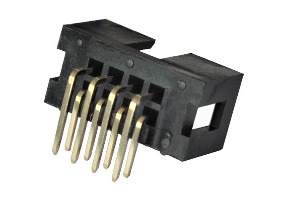 2x4P vakje Kopbalschakelaar PA6T UL94V-0 90 Graadkromming Pin Connector