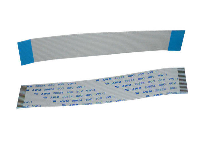 Aangepaste 18 Speldfpc Vlakke Kabel 1.0mm een Materiaal van het Typetin Geplateerd Contact