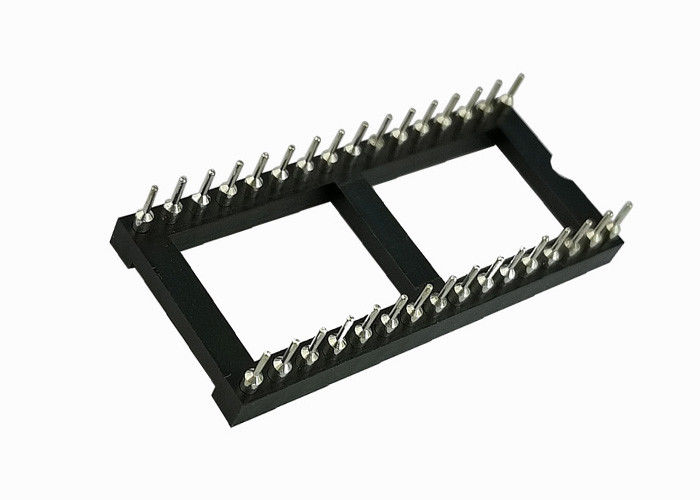Messingscontactdoos Ic 16 Speld180°two Rij 2.54mm Hoogte 7,62 de Schakelaar van de Kaartrand