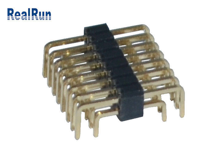 U Type PA6T 80P Dubbele Rij Pin Header 1.27mm Hoogte