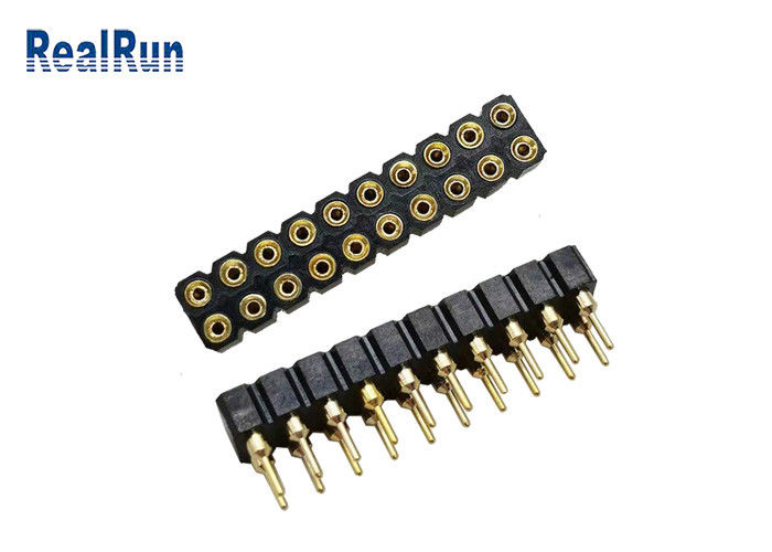 PBT 2.54mm ONDERDOMPELING Pin Female Header 20 Pin Dual Row Socket Connector
