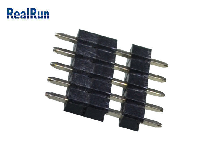 5P het Soldeerselschakelaar van messings de Rechte Onderdompeling Pin Header PBT LCP van de Plastic THT PCB
