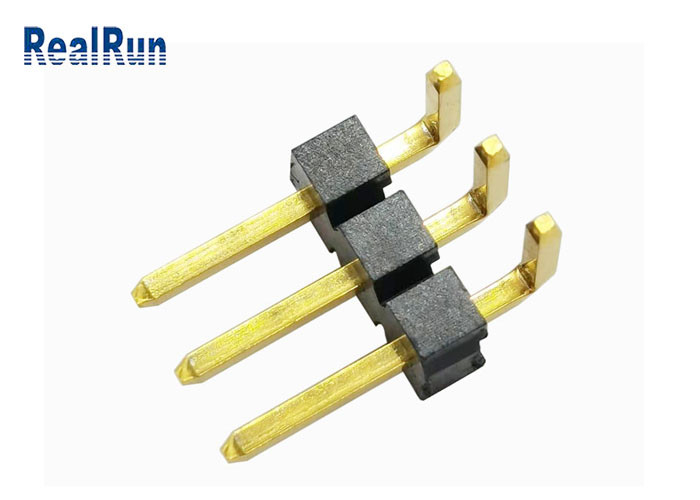 Messingslcp Pin Header Connector SGS LCP Au 3μ“ Pin Header 1*3P H3.2