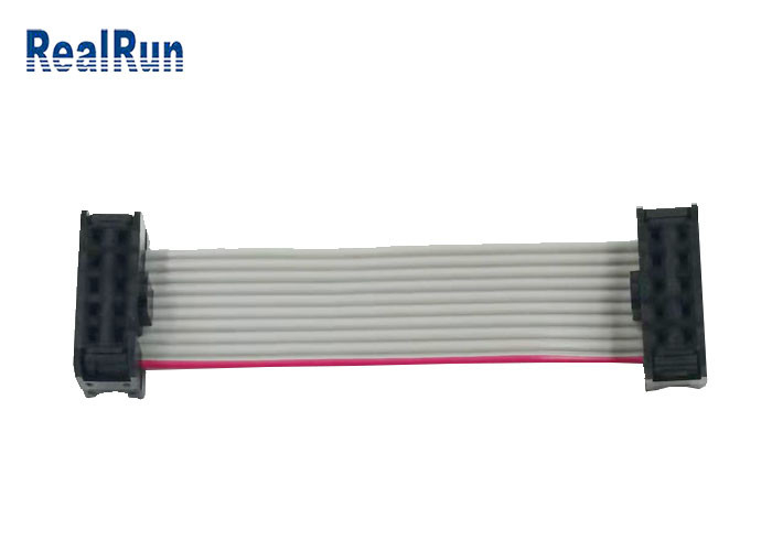 2×5 kopbalidc Vlakke Kabel ISO9001 2.54mm Hoogte PA6T voor PCB-Raad