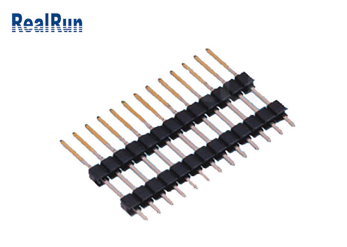 PCB 2,54 Pin Header Dual Plastic Dip-Type 13 Geplateerde Goud van de Positie het Enige Rij
