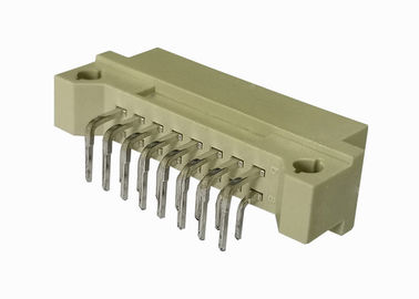 2x8 de Mannelijke Rechte hoek DIN 41612 van speldkopbal 2.54 Mm Dubbele Rij 90 Graad