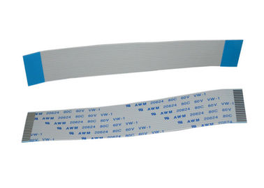 Aangepaste 18 Speldfpc Vlakke Kabel 1.0mm een Materiaal van het Typetin Geplateerd Contact