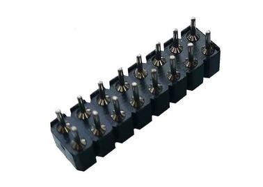 Machinaal bewerkt om Vrouwelijke de Schakelaaronderdompeling PPS 2.54mm 180° UL94V 0 van de Speldkopbal