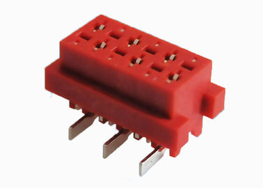 Vrouwelijke Kopbalidc Connector1.27mm Draad om Kabeltype van de 6 Speldpers in te schepen