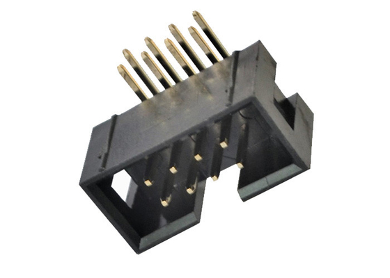2x4P vakje Kopbalschakelaar PA6T UL94V-0 90 Graadkromming Pin Connector